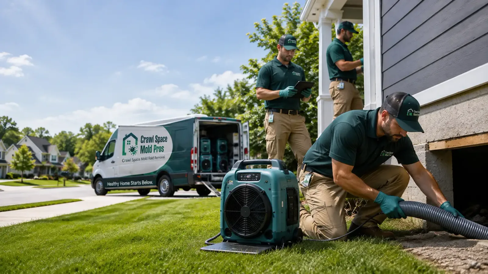 Crawl Space Mold Removal in Menoken, ND